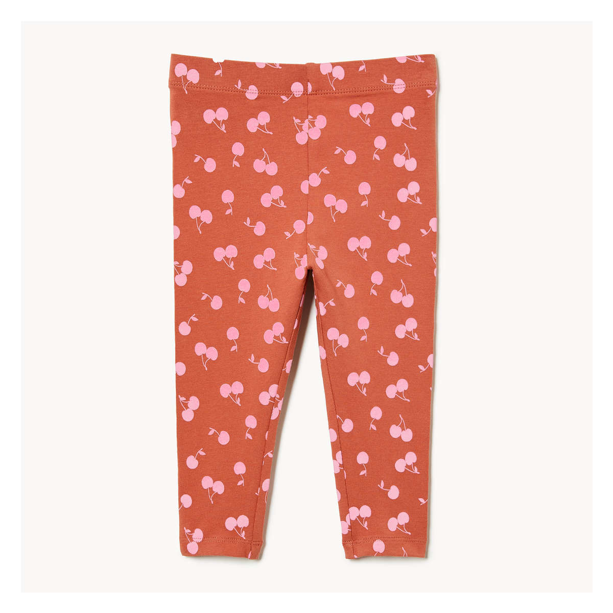 Baby Girls Printed Legging in Dusty Red from Joe Fresh